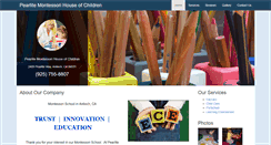 Desktop Screenshot of montessoriantioch.com